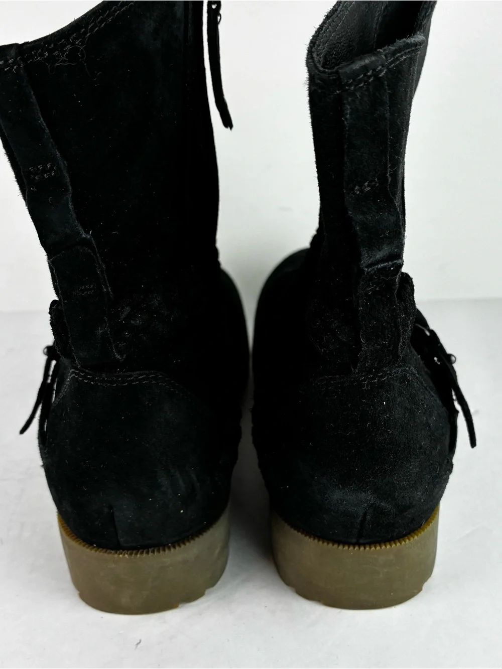 Teva De La Vina Black Suede Boots
